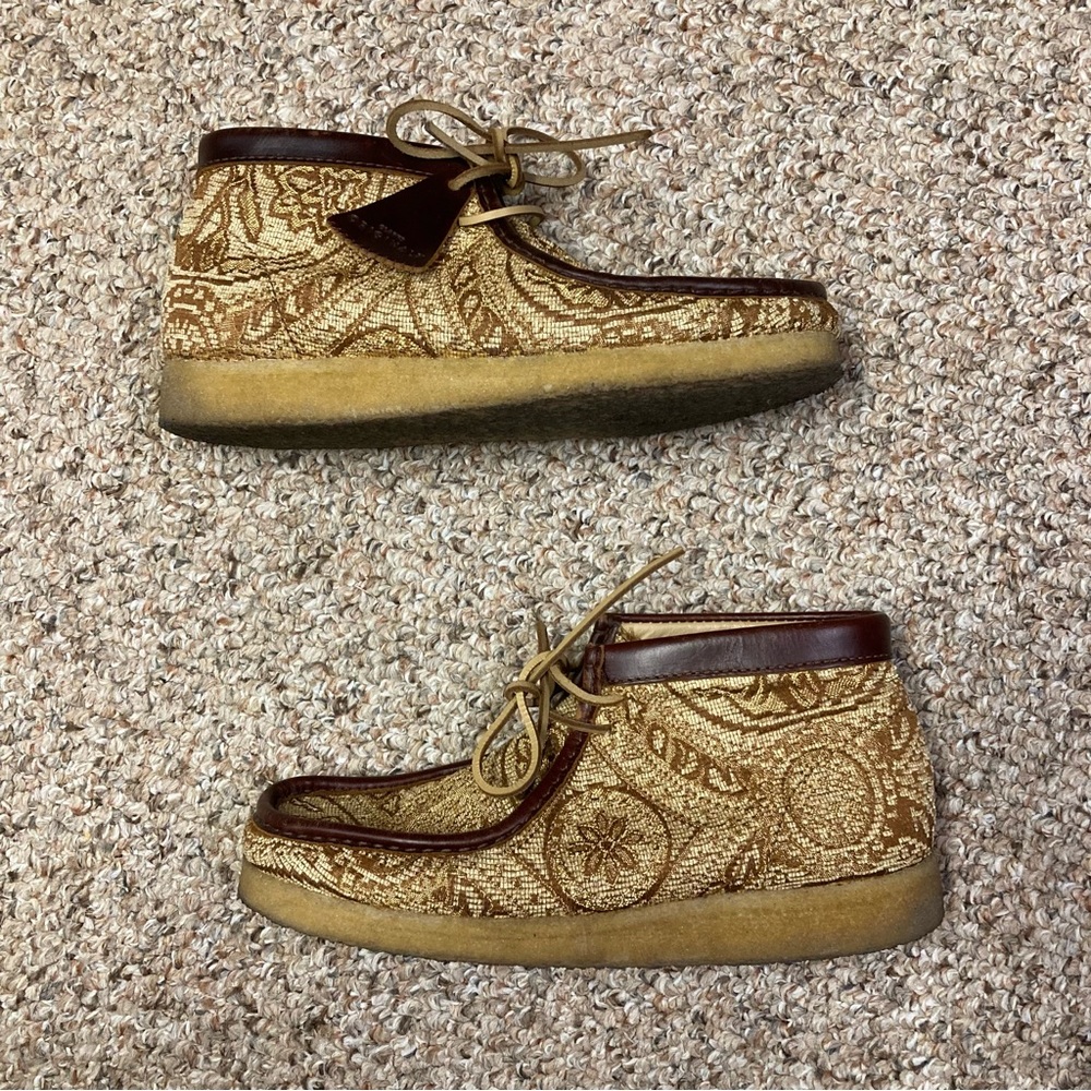 Clarks x Todd Snyder Wallabee Boot size 9 US Men’s Extremely Rare collab woven
